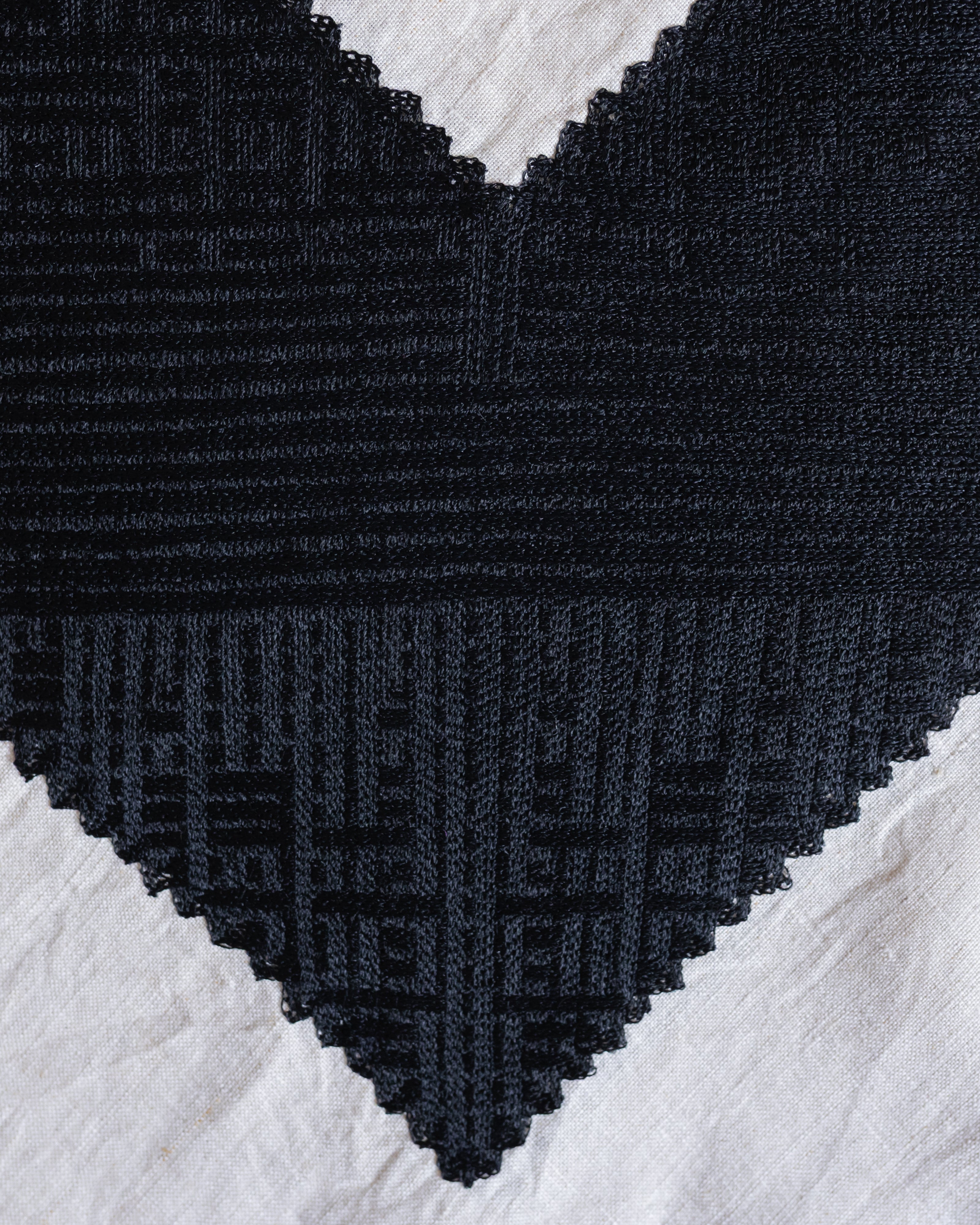 Huipil Diana Hueso / Negro