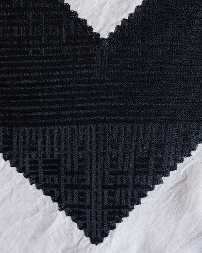 Huipil Diana Hueso / Negro