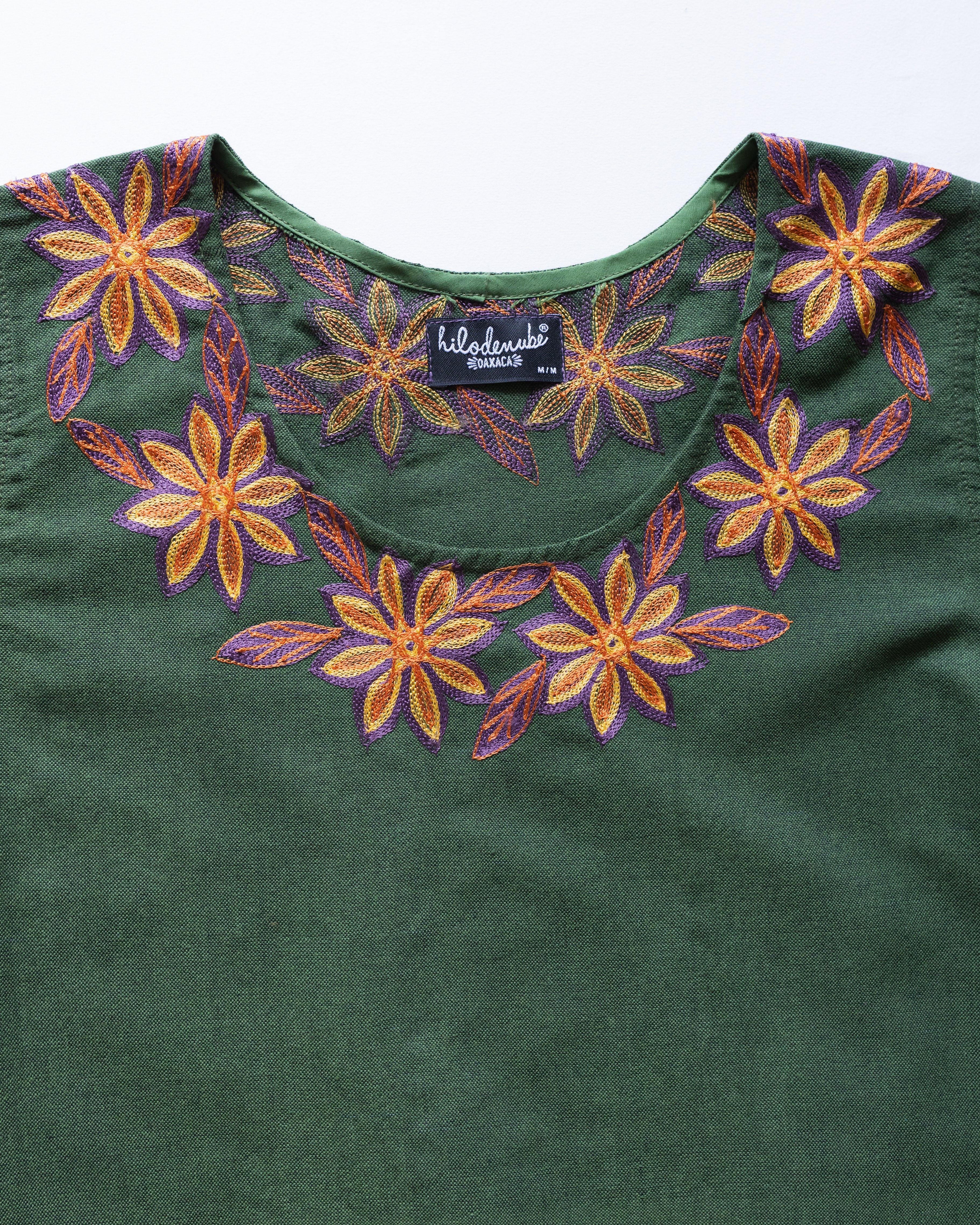 Huipil Xëë Long / Violet et Noir