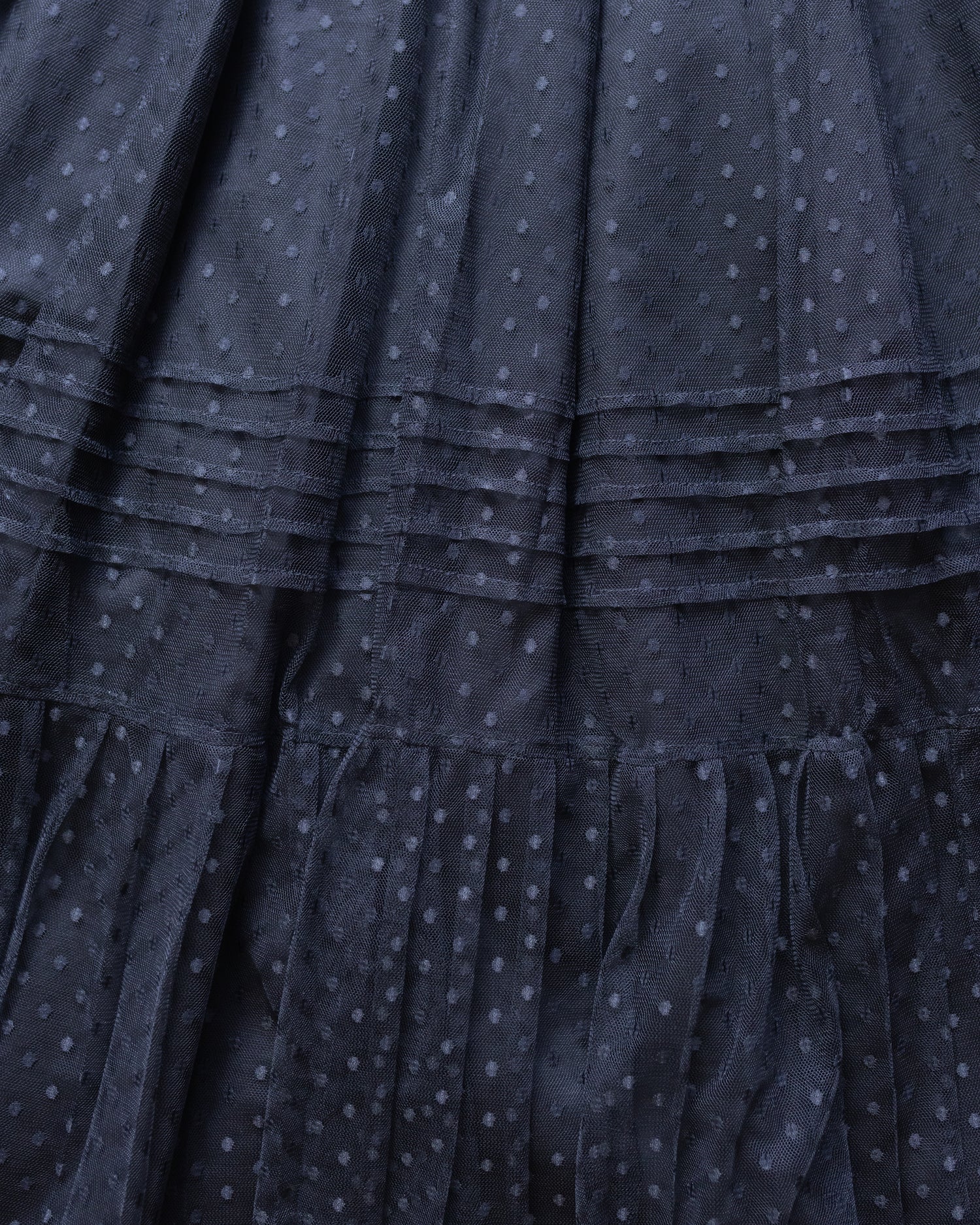 Falda Rabona Tul Noche de Lunares