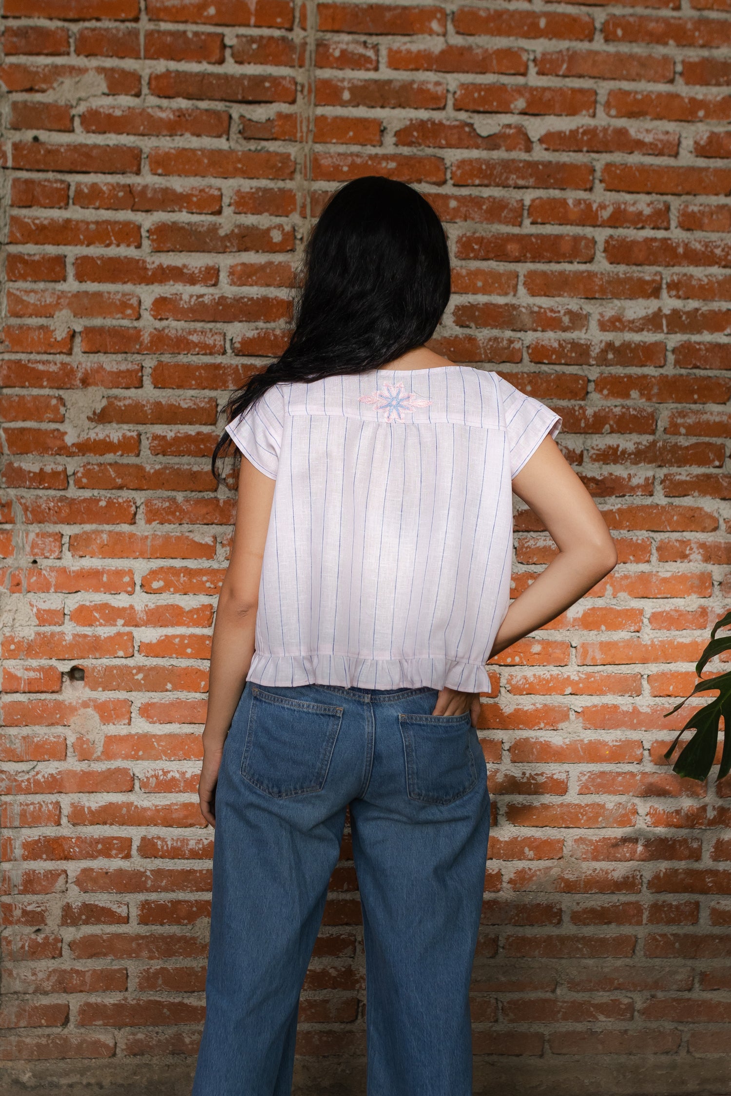 Blusa Antigua Brisa Rosa