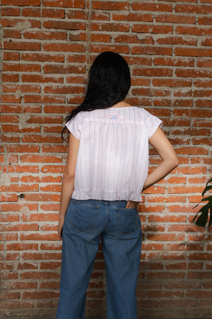 Blusa Antigua Brisa Rosa
