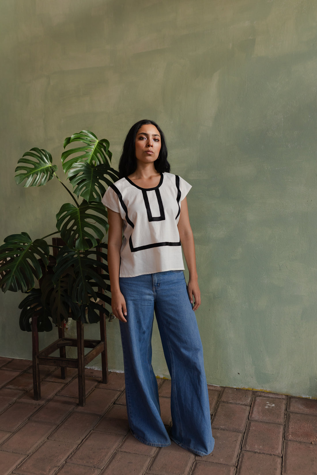 Huipil Martha Crudo / Negro