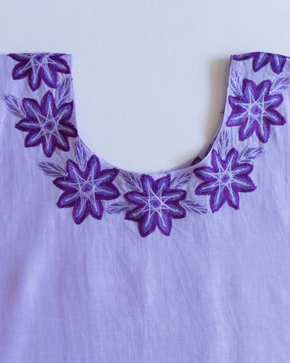Huipil Silvia Antigua Lila