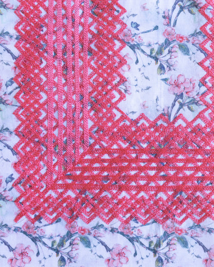 Huipil Panchito Floreado / Durazno