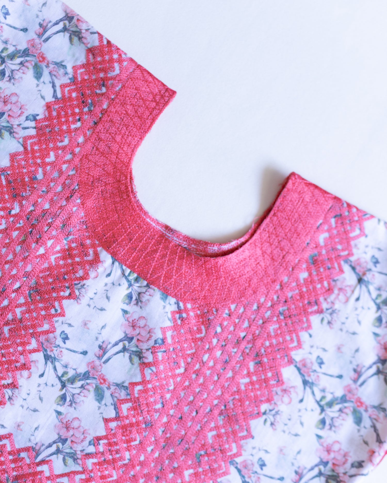 Huipil Panchito Floreado / Durazno