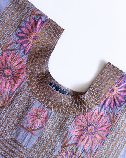 Huipil Flor Margarita Invernal