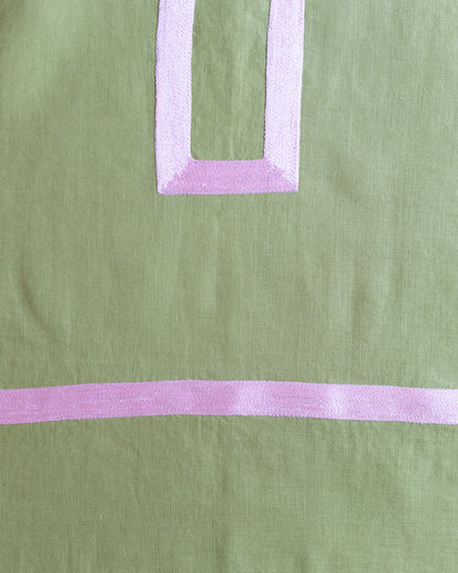 Huipil Martha Verde Olivo / Rosa