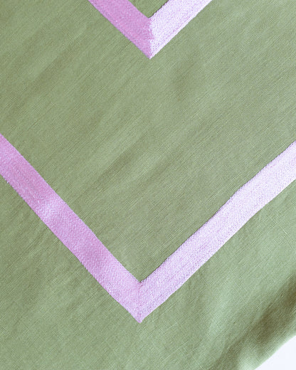 Huipil Martha Verde Olivo / Rosa