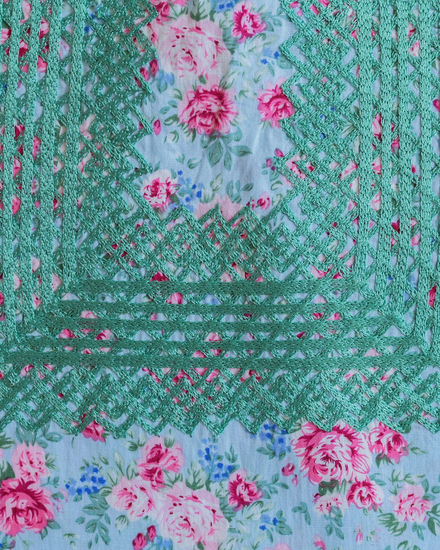Huipil Niña Panchito Cielo Floral