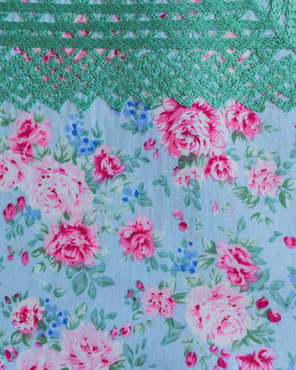 Huipil Niña Panchito Cielo Floral