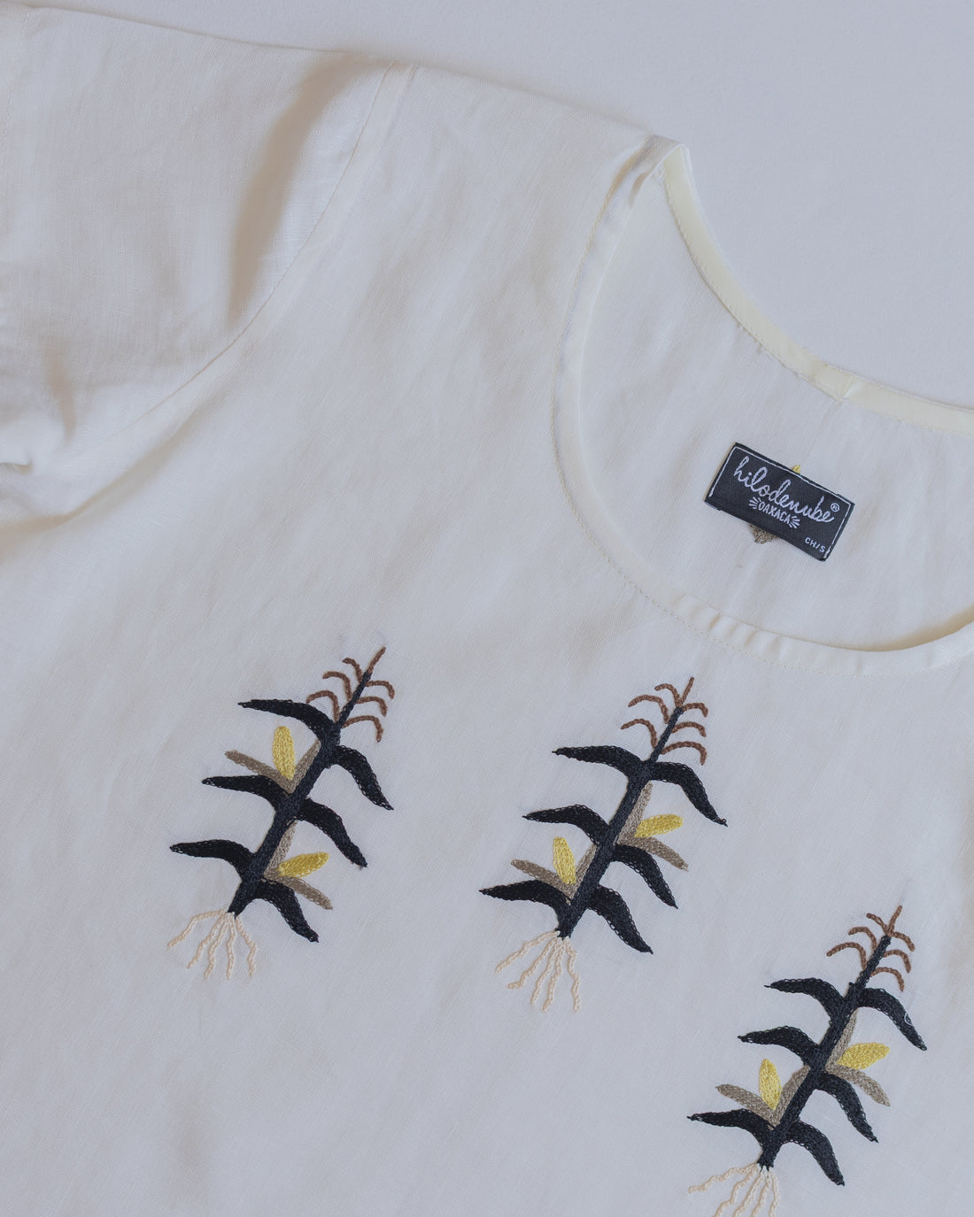 Blusa Milpa Crudo / Negro