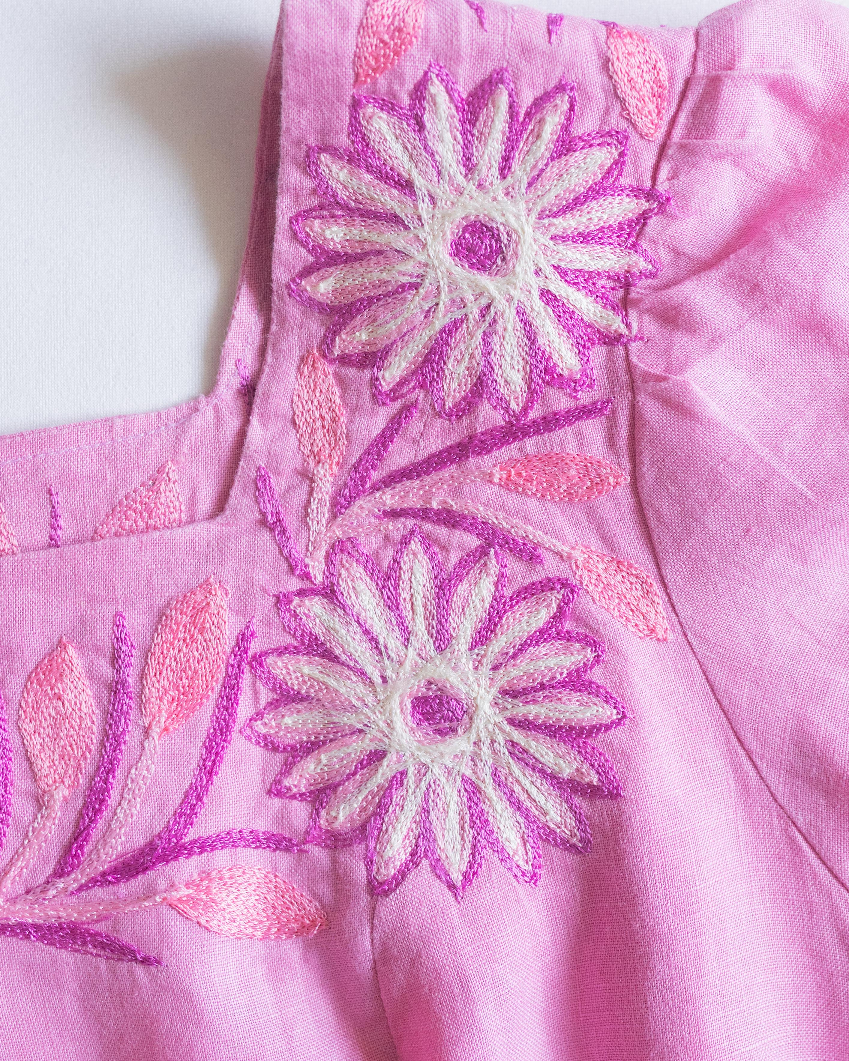 Blusa Margarita Rosa Persa