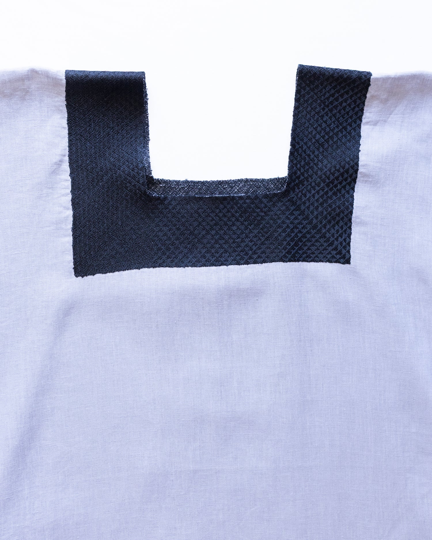 Huipil Largo Silvia Gris / Negro