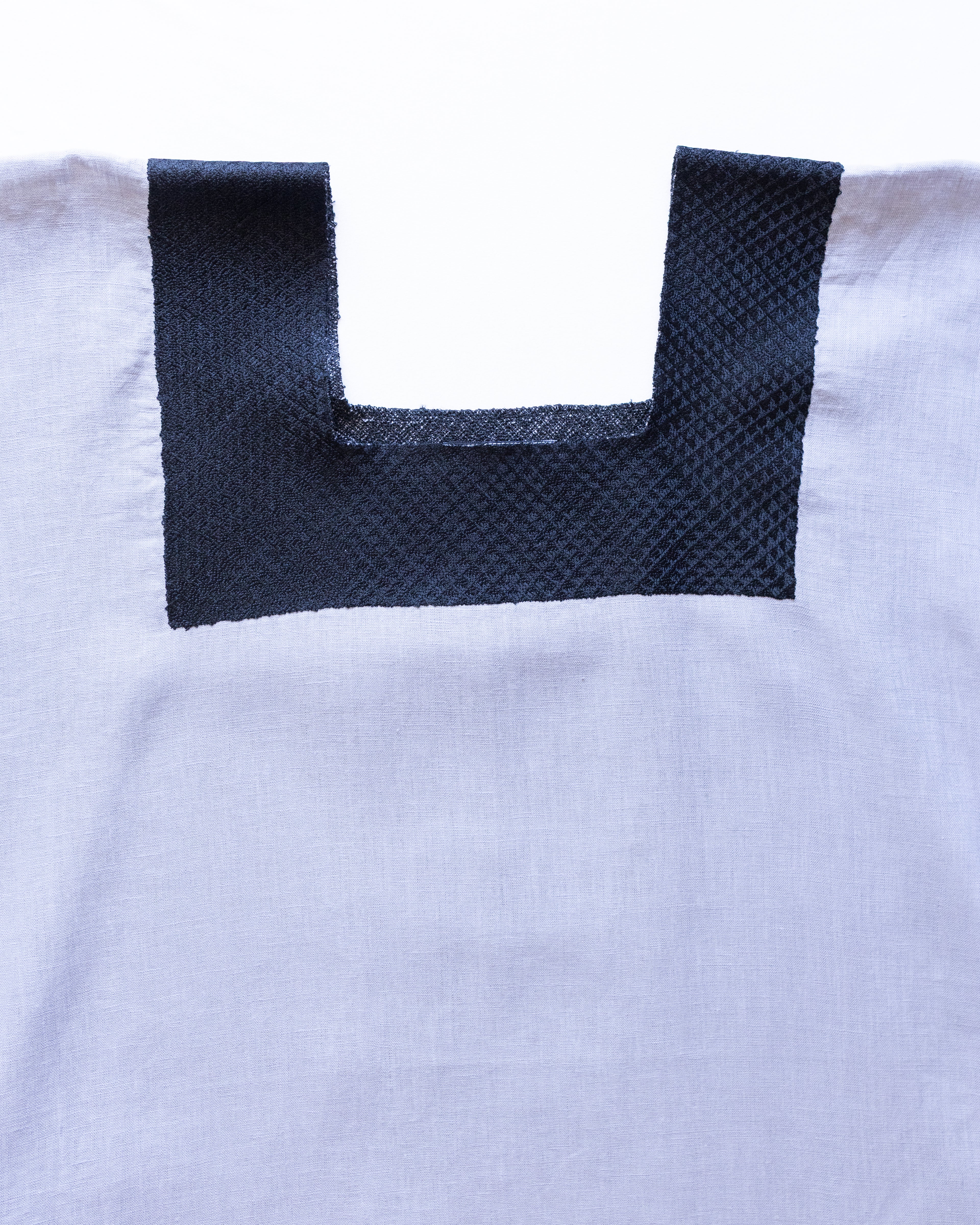 Huipil Largo Silvia Gris / Negro