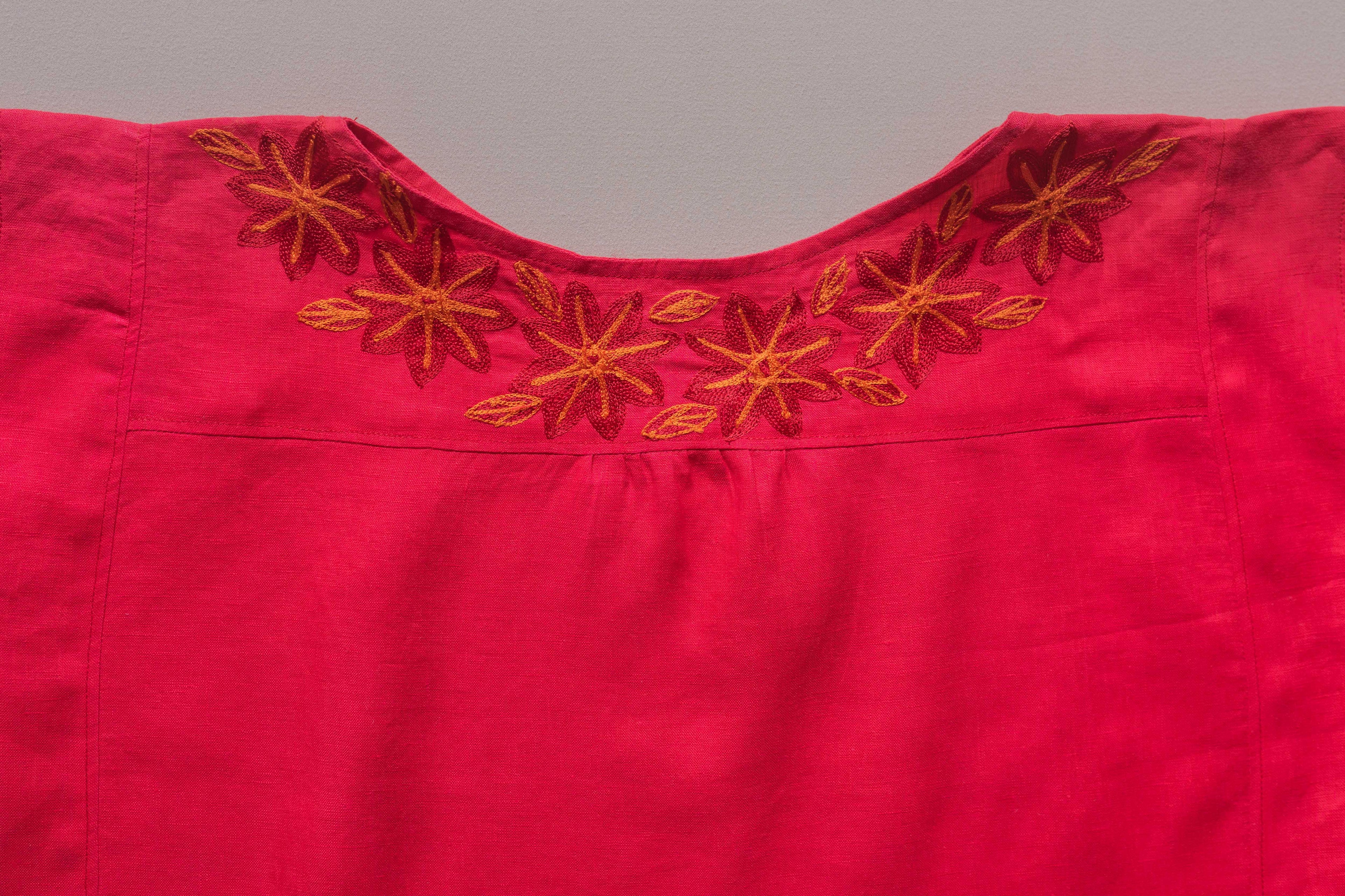 Blusa Antigua Rojo Carmesí