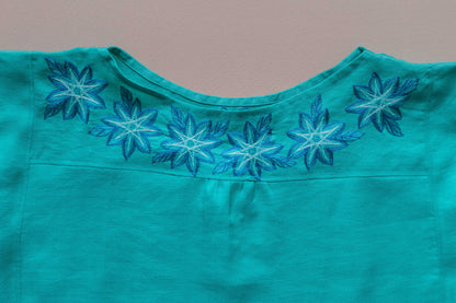 Blusa Antigua Verde Esmeralda