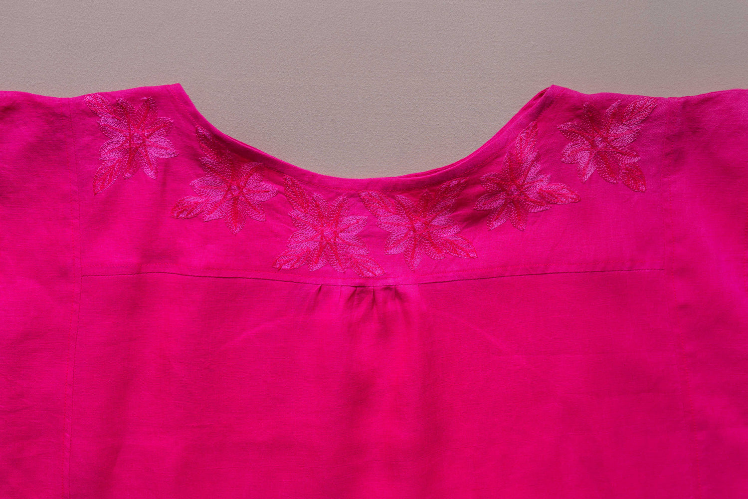 Blusa Antigua Rosa Mexicano