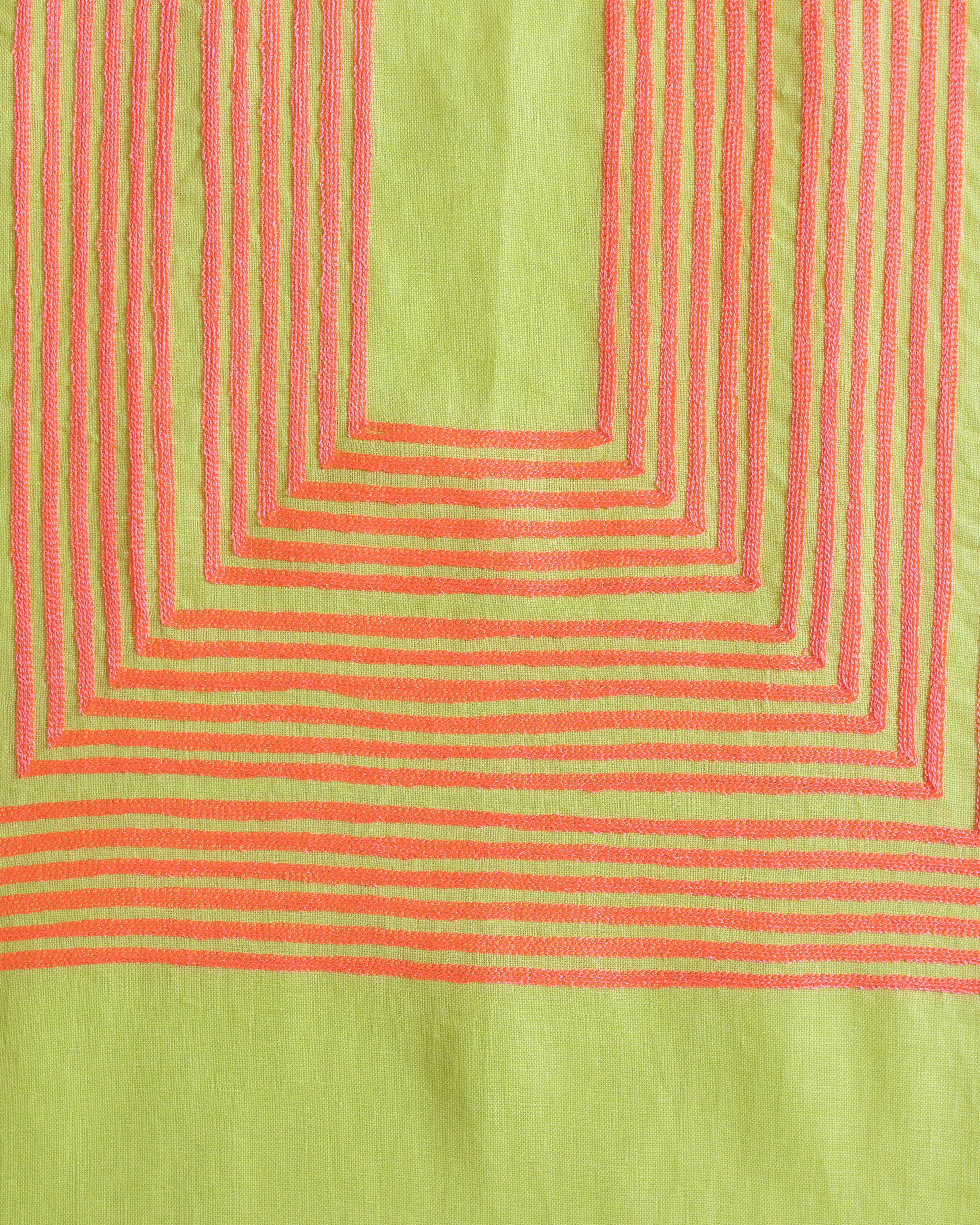 Huipil Amalia Brut/Bleu Maya