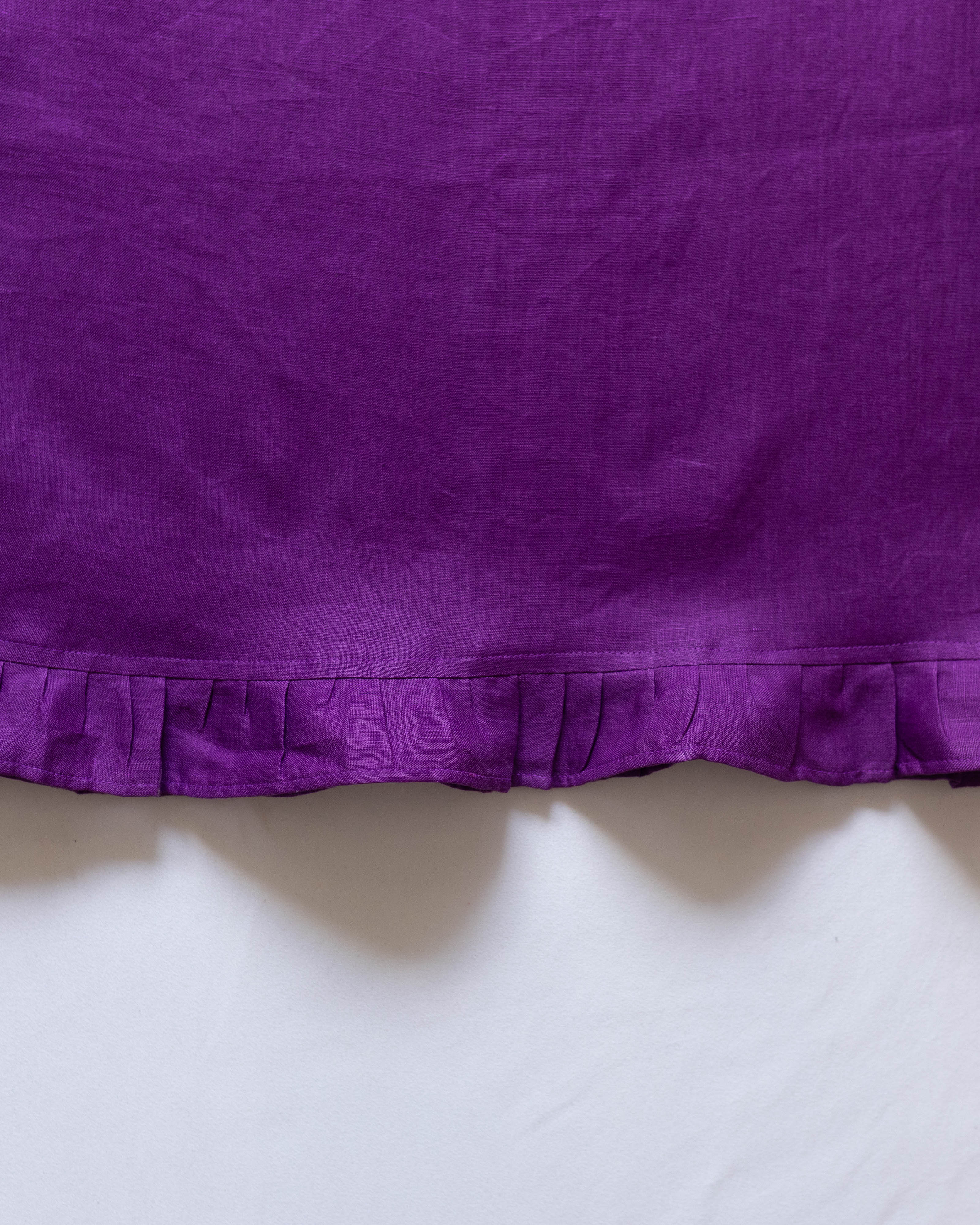 Huipil Largo Flor de Mayo Morado