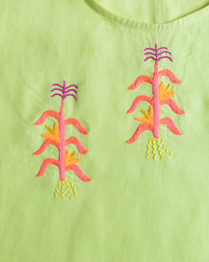 Blusa Milpa Lima / Neon