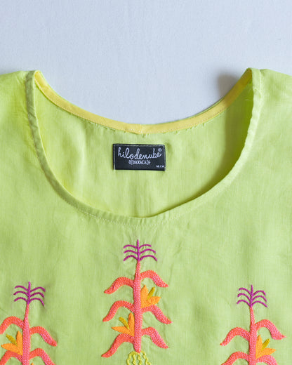 Blusa Milpa Lima / Neon