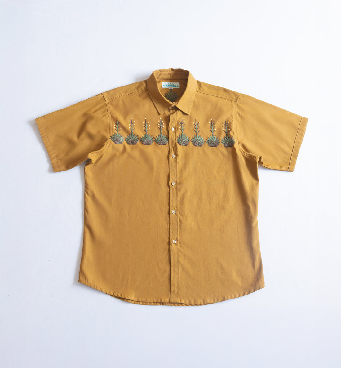 Camisa Agaves Mostaza