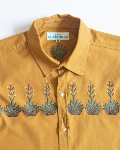 Camisa Agaves Mostaza