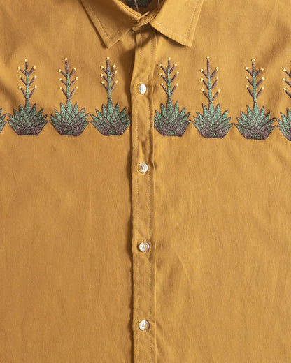 Camisa Agaves Mostaza