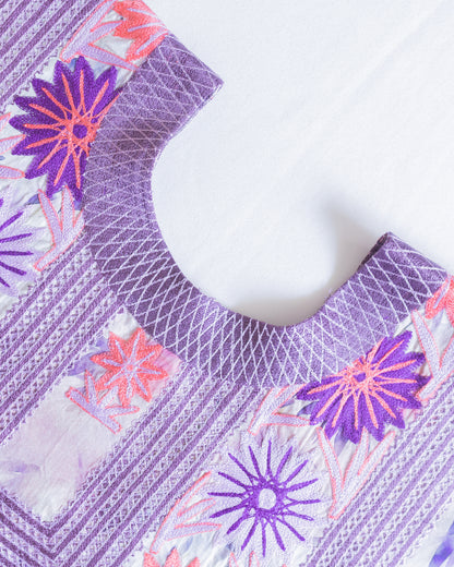 Conjunto Flor Margarita Primavera Violeta