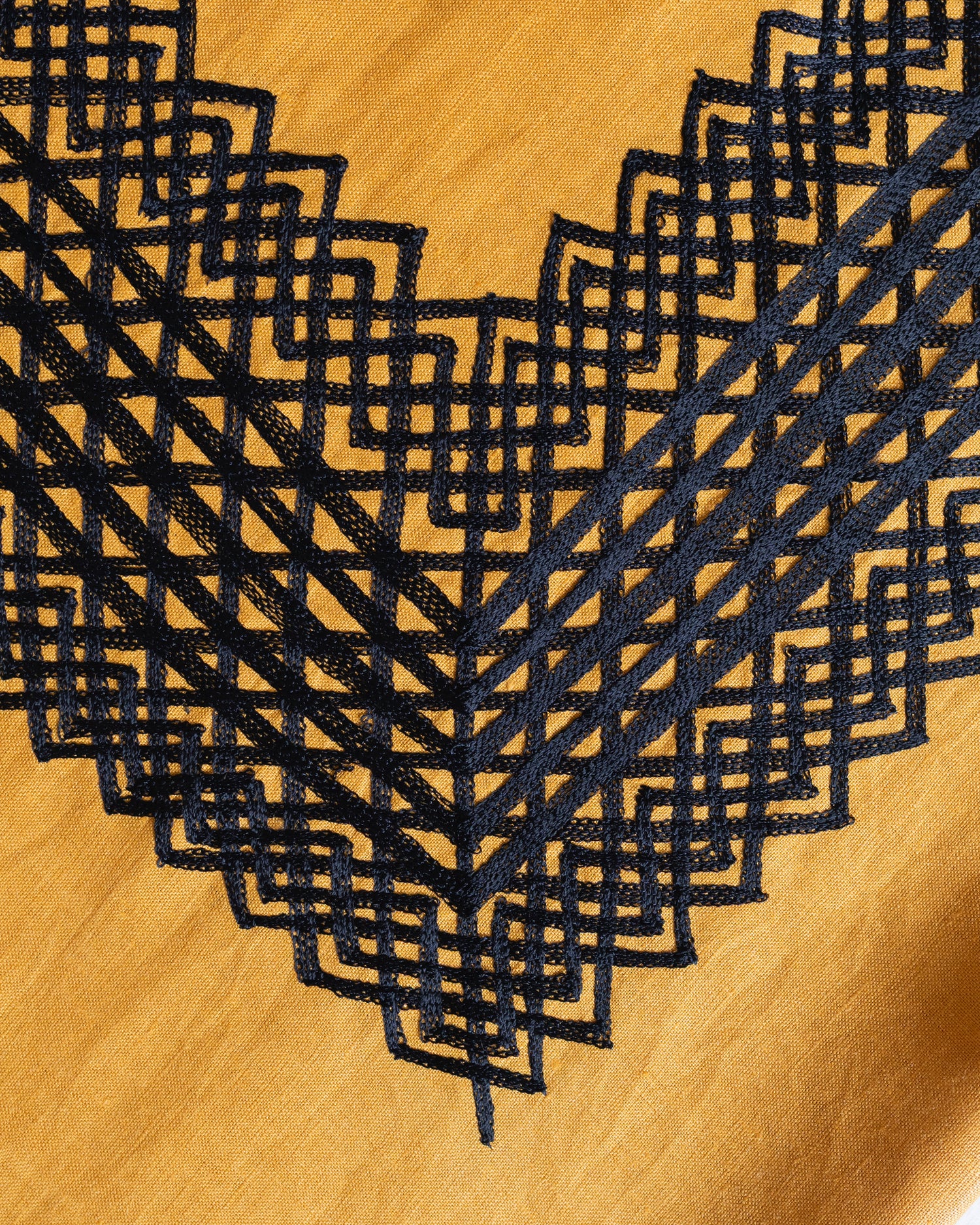 Huipil Panchito Mostaza / Negro