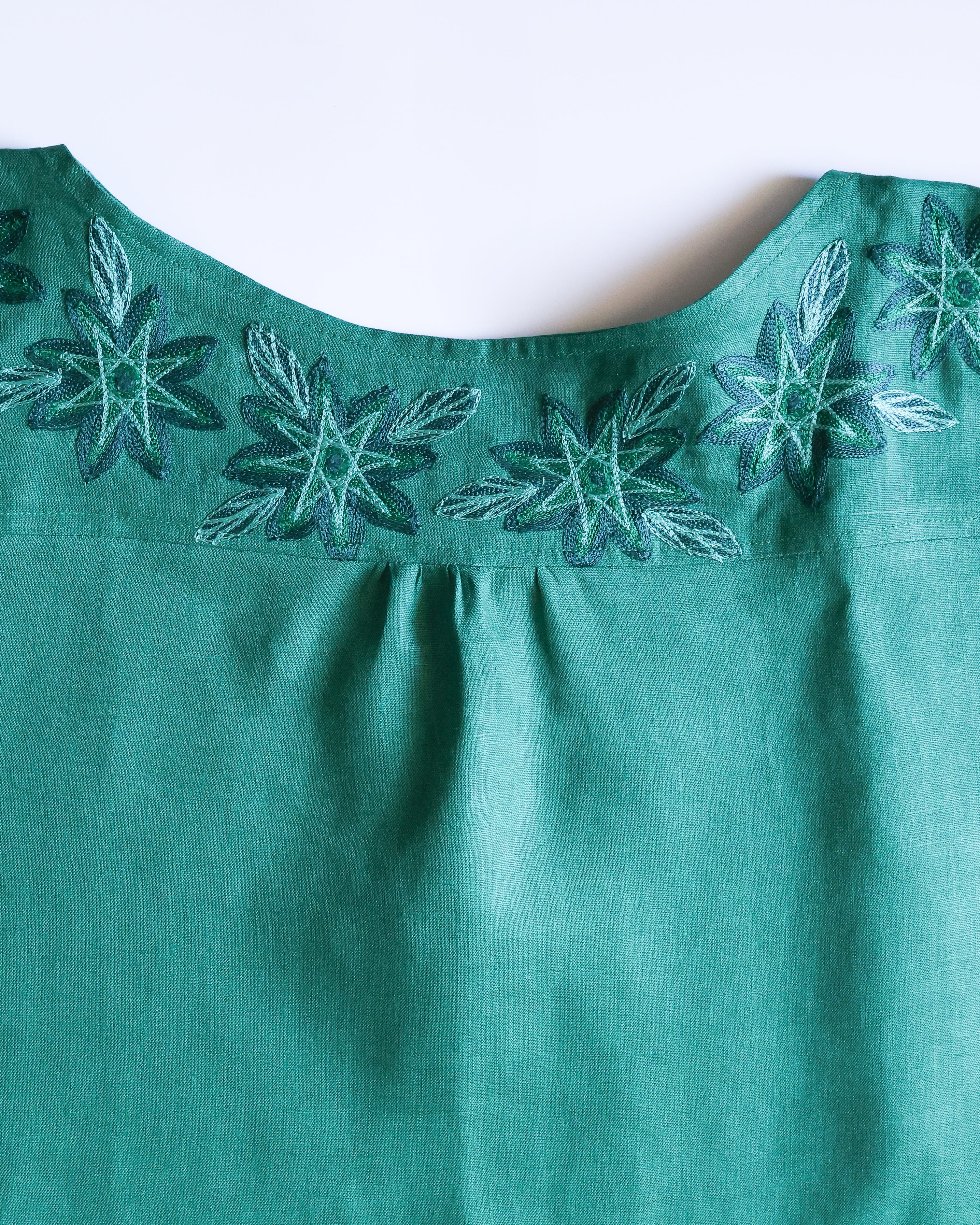 Blusa Antigua Verde Trébol