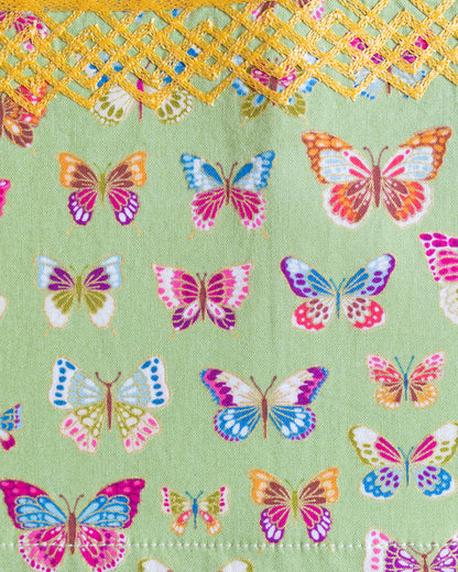 Huipil Niña Panchito Mariposas Retro