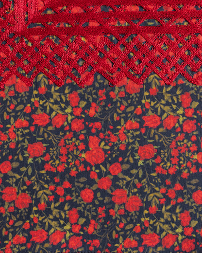 Huipil Panchito Raisin / Fuchsia