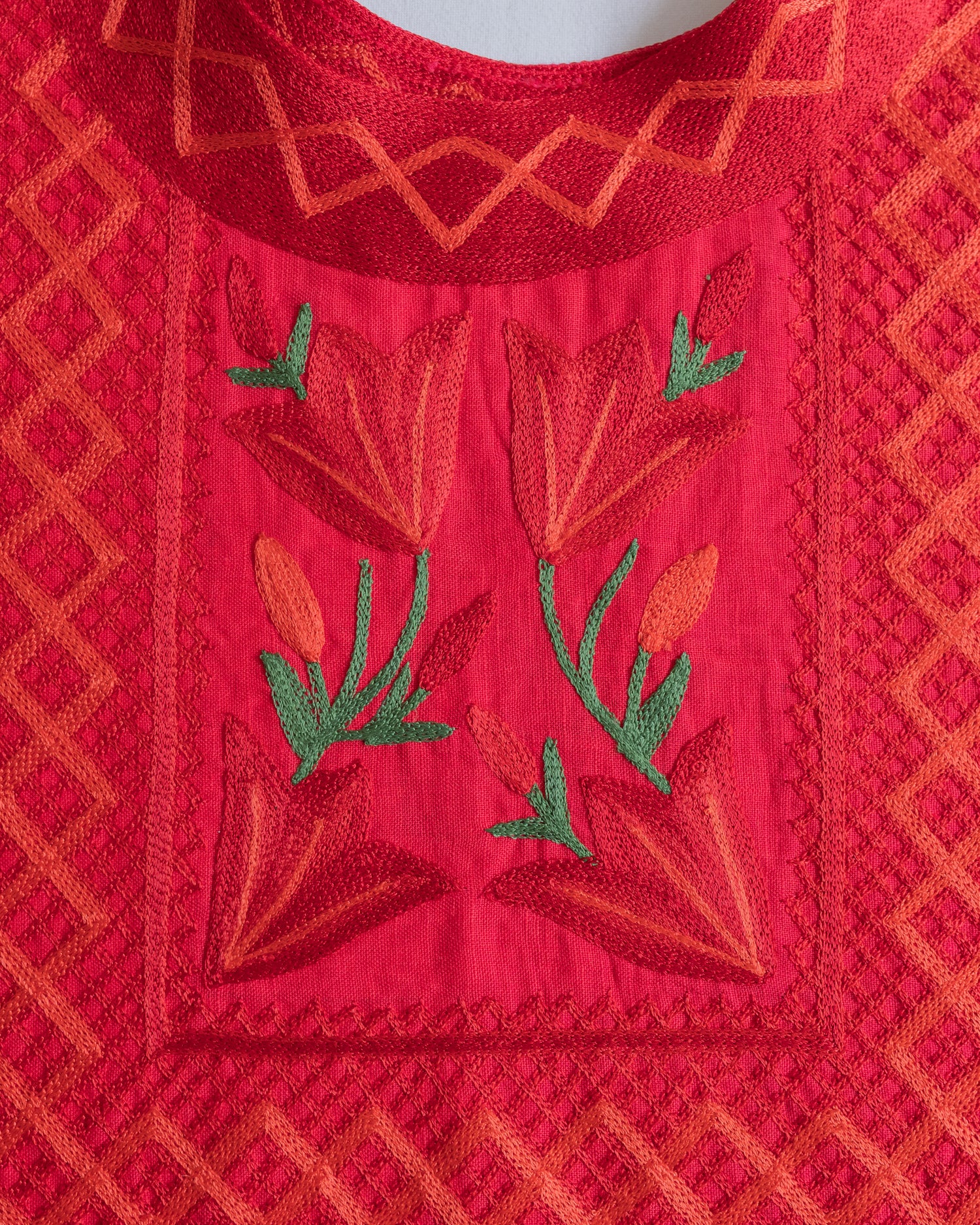 Huipil Magueyito Ramaje Rojo