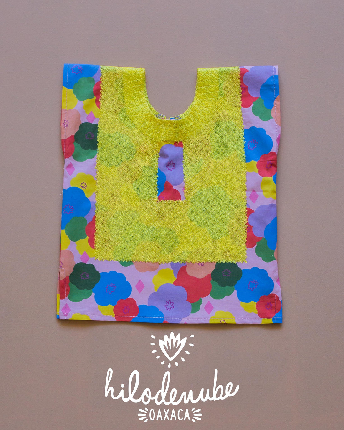 Huipil Niña Diana Cielo Floral