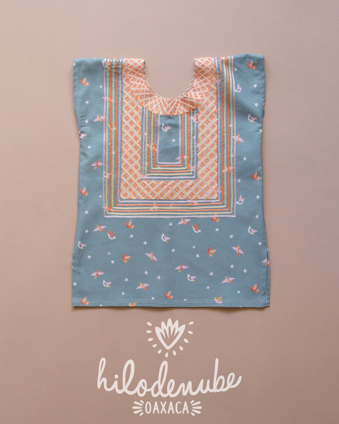 Huipil Niña Blusón aves