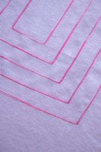 Huipil Tu'aam Rosa Crepé Matizado
