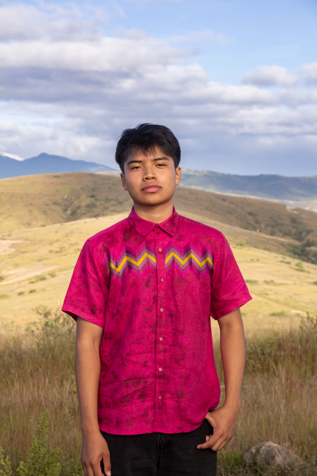 Camisa Montaña Grana Cochinilla