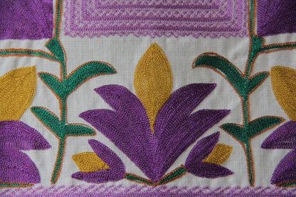 Fleur de maïs blanc/violet